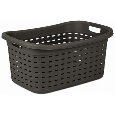 DENDESIGNS 12756P06 26 in. Espresso Color Weave Laundry Basket DE138488